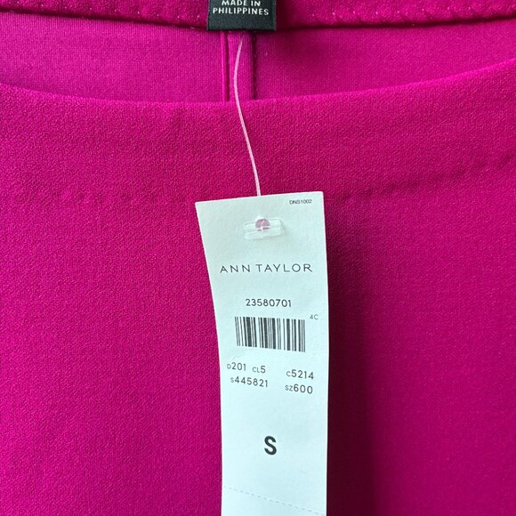 Ann Taylor NWT Pink Long Sleeves with Ties - Size S - Picture 3 of 7